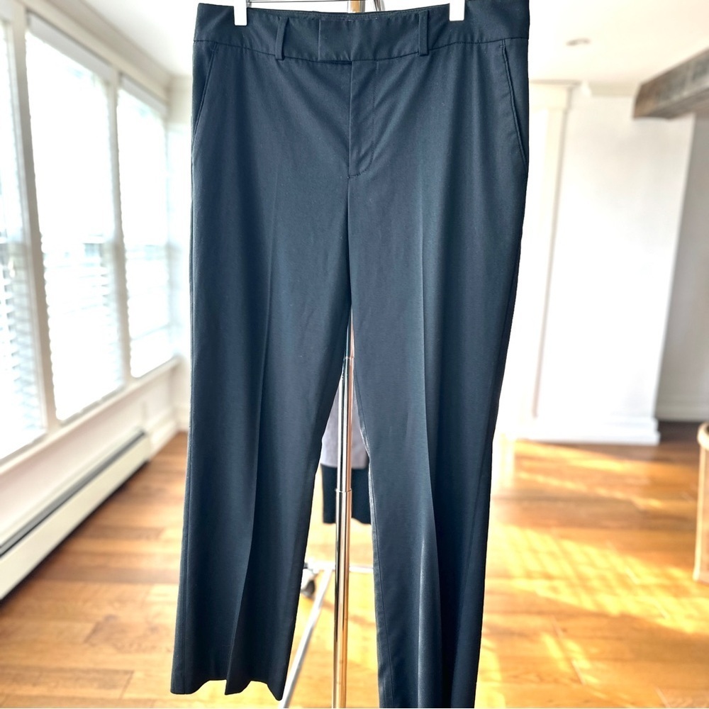 Calvin Klein Black Dress Pants, high waisted, creased centres, stretch fabric